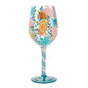 ワイングラス SEA TURTLE DELIGHTロリータ ハンドペイント グラス wine glass プレゼント おしゃれ ギフト キュート ポップ アメリカ セレブ愛用 ブランドEnesco社認定 日本正規総代理店 #6016738
