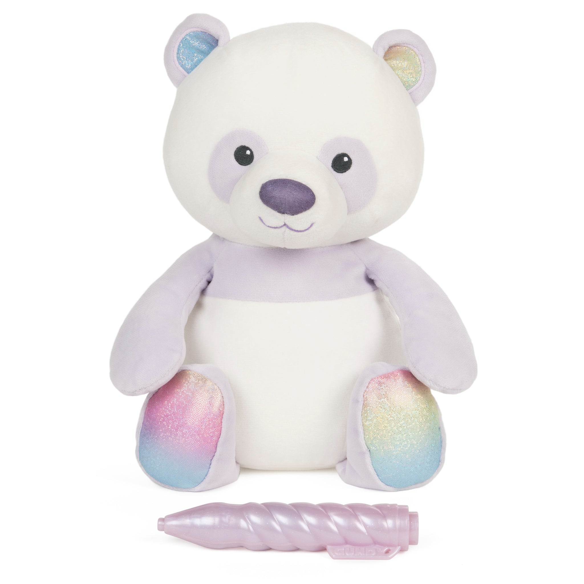 樂天商城 - マジック ドロウ グロウ パンダ【GUND ガンド】光るぬいぐるみ 光る ぬいぐるみ 蛍光色 UVライト お絵かき パンダ ぱんだ 手触りふわふわ 知育玩具GUND社認定 日本正規総代理店 #6063372