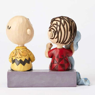 チャーリーブラウン&ライナス -Sage Advice-【PEANUTS JIM SHORE ピーナッツ ジムショア】 Snoopy Charlie Brown Linus フィギュア 置物 彫像 インテリア ギフト プレゼント お祝いEnesco社認定 日本正規総代理店