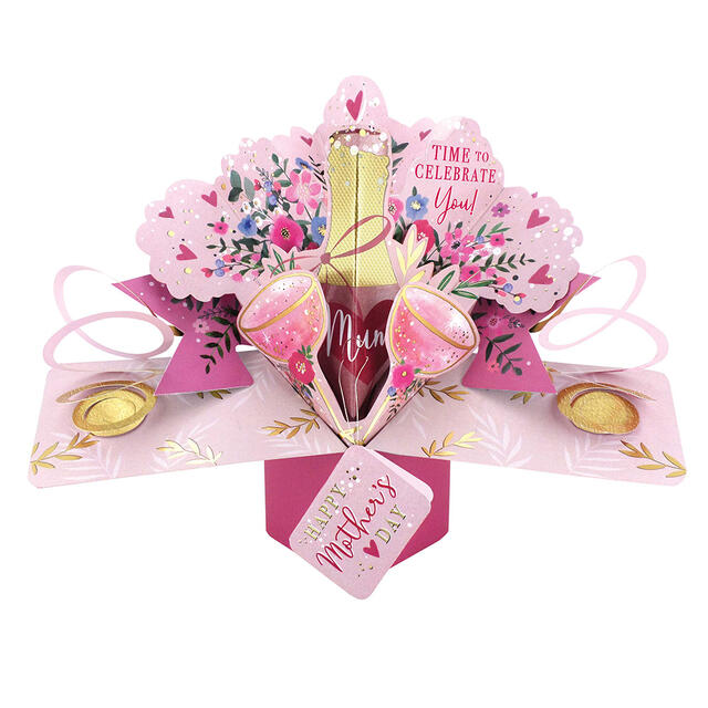 ポップアップカード プロシード ボトル&グラス【Second Nature】#EPOP009