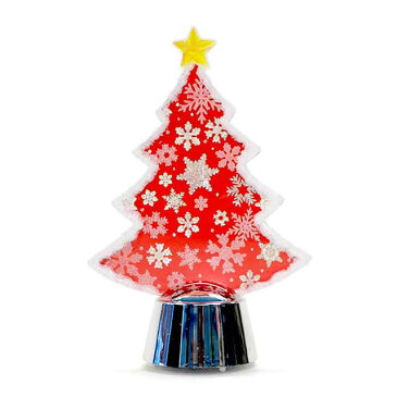 フラッシングライト レッドツリー【GTS】クリスマス Xmas Christmas LED 光 光る 飾り インテリア 雑貨 置物 置き物 ディスプレイ クリスマスプレゼント #XTN454
