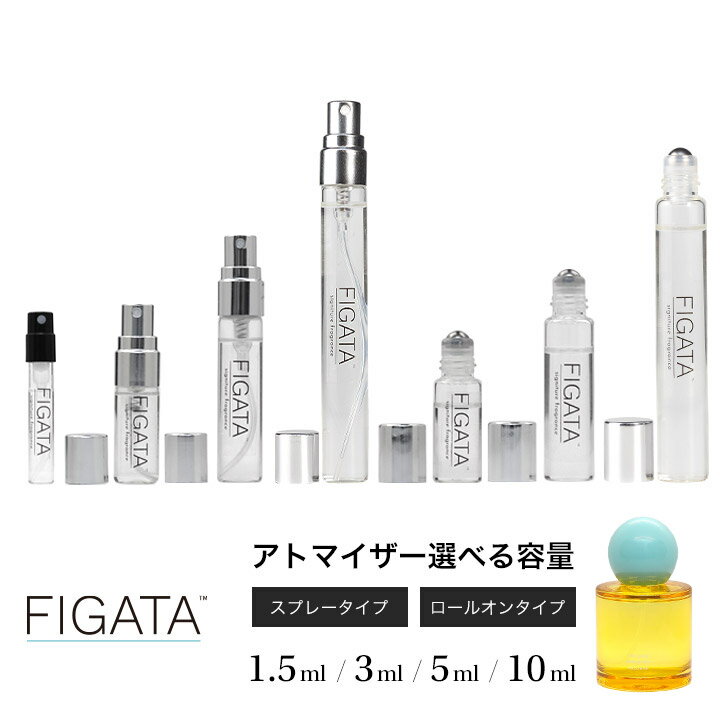 [FIGATA]ミニ香水 原材料/ イエロー ハイビスカス コロン ブロッサムズ コレクション 香水 お試し 選べる 容量 1.5ml 3ml 5ml スプレー ロールオン アトマイザー ネコポス