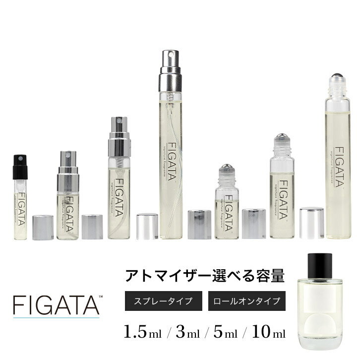 [FIGATA]ミニ香水 原材料/ ノンフィクション ジェントルナイト オードパルファム 香水 お試し ユニセックス レザリー グリーン 選べる 容量 1.5ml 3ml 5ml 10ml スプレー ロールオン アトマイザー ネコポス