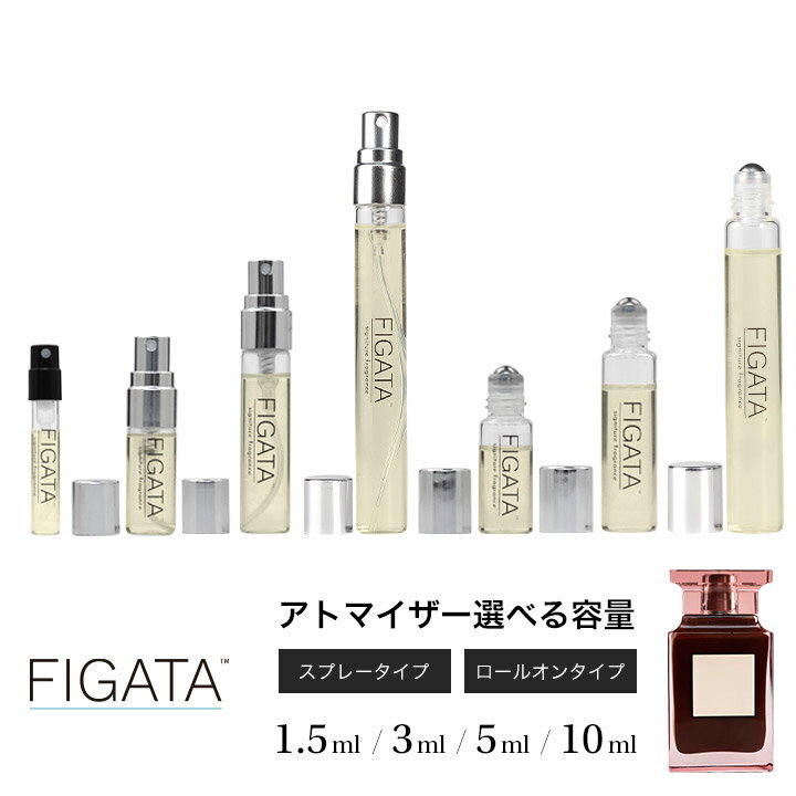 [FIGATA]ミニ香水 原材料/ ロスト チェリー オードパルファン 香水 お試し 選べる 容量 1.5ml 3ml 5ml スプレー ロールオン アトマイザー ネコポス