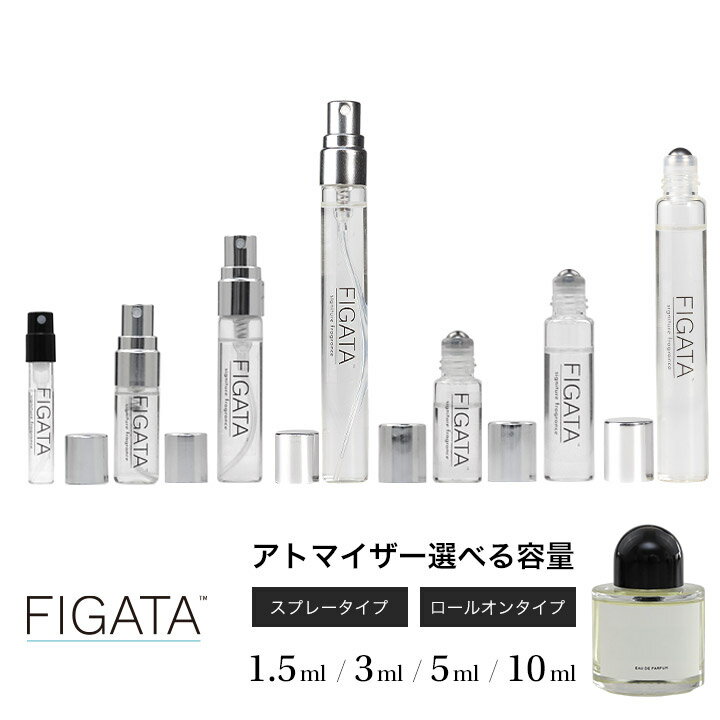 [FIGATA]ミニ香水 原材料/ イレヴンスアワー オードパルファン 香水 お試し 選べる 容量 1.5ml 3ml 5ml 10ml スプレー ロールオン アトマイザー ネコポス