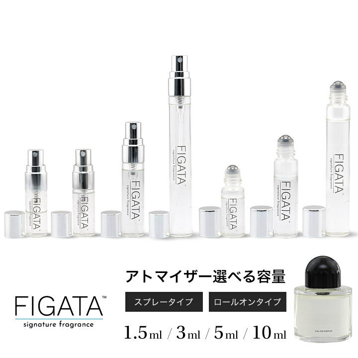 [FIGATA]ミニ香水 原材料/ ラ テュリップ オーデパルファン 香水 お試し 選べる 容量 1.5ml 3ml 5ml 10ml スプレー ロールオン アトマイザー ネコポス