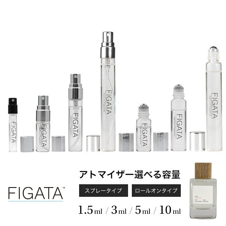 [FIGATA]ミニ香水 原材料/ クリーン ブロンド ローズ オーデパルファン 香水 お試し 選べる 容量 1.5ml 3ml 5ml スプレー ロールオン アトマイザー ネコポス