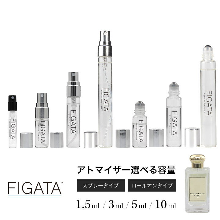[FIGATA]ミニ香水 原材料/ ネクタリン ブロッサム＆ハニー コロン 香水 お試し 選べる 容量 1.5ml 3ml 5ml スプレー ロールオン アトマイザー ネコポス
