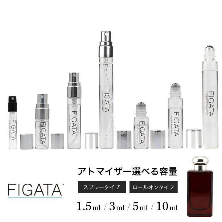 [FIGATA]ミニ香水 原材料/ JM レッド ハイビスカス コロン インテンス 香水 ユニセックス フローラル スイート お試し 選べる 容量 1.5ml 3ml 5ml 10ml スプレー ロールオン アトマイザー ネコポス