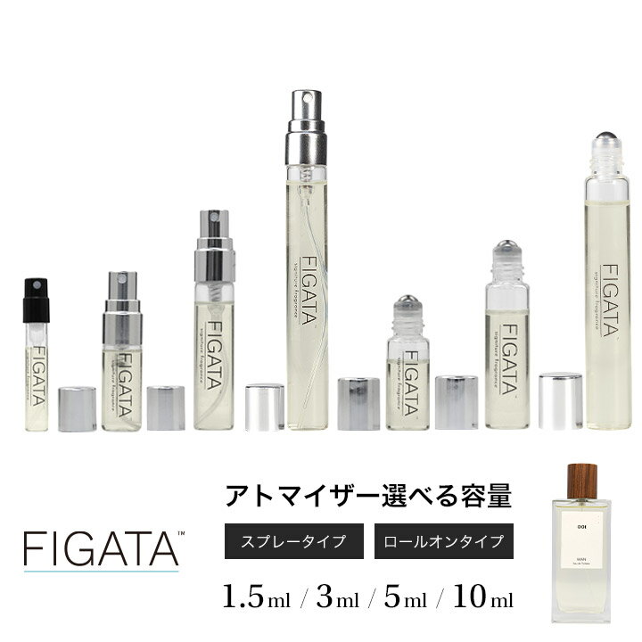 ロエベ [FIGATA]ミニ香水 メンズ香水 原材料/ ロエベ 001 MAN マン オードトワレ LOEWE 香水 お試し 選べる 容量 1.5ml 3ml 5ml スプレー ロールオン アトマイザー ネコポス