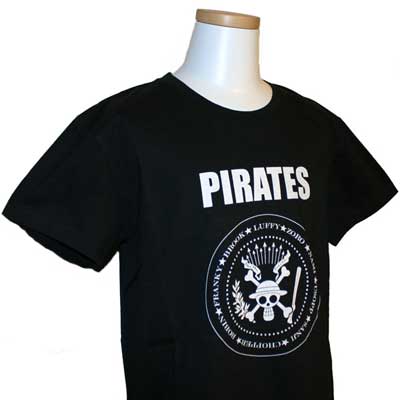 Rakuten - ワンピース_ロック_パイレーツ_メンズ_半袖Tシャツ【ブラック】_CTE-1417