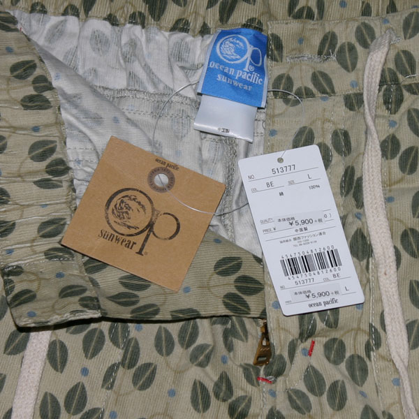 OCEAN PACIFIC（オーシャンパシフィック）_メンズ_コーデュロイ_ハーフパンツ【ベージュ(BE)】_513777