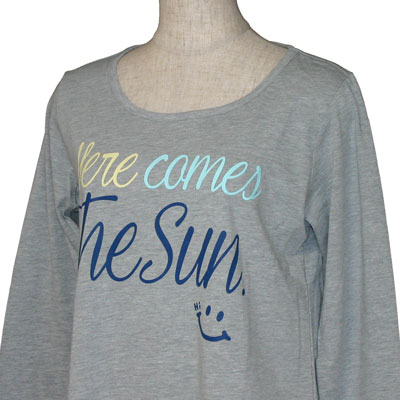 Rakuten - OCEAN PACIFIC（オーシャンパシフィック）_レディース_長袖Tシャツ【ミックスグレー(MGY)】_555092