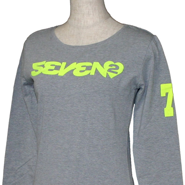 Rakuten - SEVEN2(セブンツー)_レディース_長袖Tシャツ_【グレー(MGY)】_500372