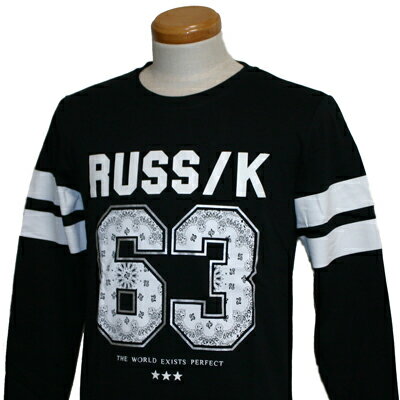 RUSS-K(ラスケー)_メンズ_長袖Tシャツ【ブラック(09)】_311638300
