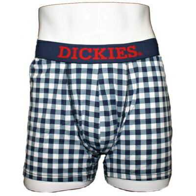 Dickies（ディッキーズ）_チェック柄_キングサイズ(3L・4L・5L・6L)_ボクサーパンツ【ネイビー】_dks011