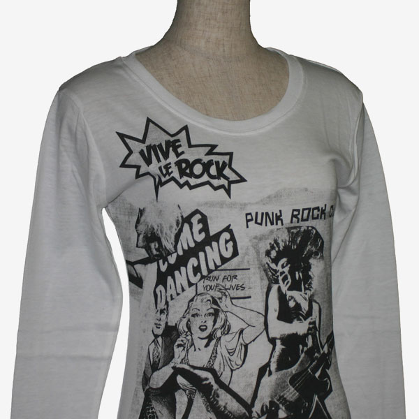 乐天商城 - RUSTY(ラスティ)_レディース_長袖Tシャツ【ホワイト(WHT)】_950-060