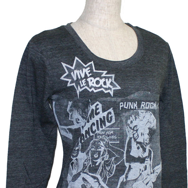 Rakuten - RUSTY(ラスティ)_レディース_長袖Tシャツ【ブラック(BLK)】_950-060