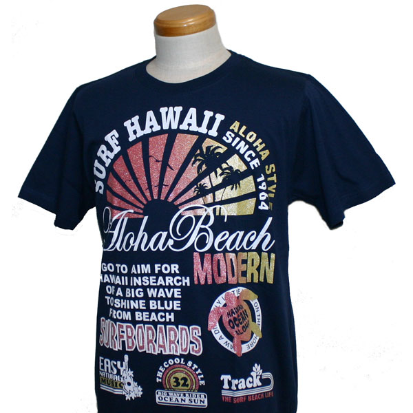 Rakuten - A LITTLE EMOTION_メンズ_半袖Tシャツ【ネイビー】_SK-1010-25_A