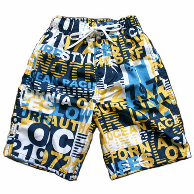 Rakuten - OCEAN PACIFIC（オーシャンパシフィック）_キッズ_水着_サーフパンツ(インナー付)【ブルー(BL)】_565420