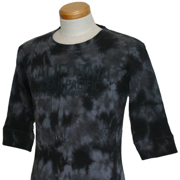 樂天商城 - OCEAN PACIFIC（オーシャンパシフィック）_メンズ_七分袖Tシャツ【ブラック(BK)】_513080