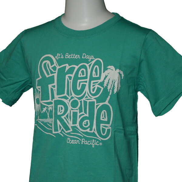 樂天商城 - OCEAN PACIFIC（オーシャンパシフィック）_キッズ_半袖Tシャツ【ターコイズ(TQ)】_584813