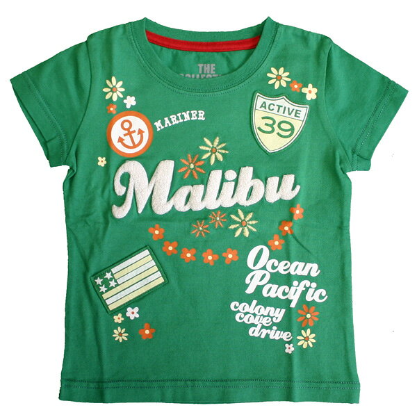 Rakuten - OCEAN PACIFIC（オーシャンパシフィック）_キッズ_半袖Tシャツ【グリーン(GN)】_561555
