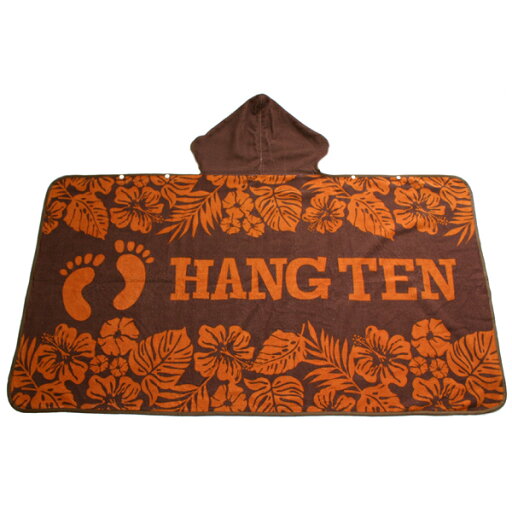 HANG TEN(ハンテン)_ビーチタオル【ブラウン(BN)】_424-366(F) HANG TEN(ハンテン)_ビーチタオル【ブラウン(BN)】_424-366(F)