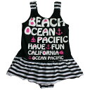 OCEAN PACIFIC(オーシャンパシフィック)_子供用_キッズ_女の子_水着【ブラック(BK)】_563-821(4)