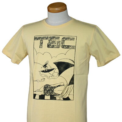 乐天商城 - TOWN&COUNTRY(タウン＆カントリー)_メンズ_半袖Tシャツ【イエロー(COL.18)】_DM1649