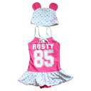 RUSTY(ラスティ)_キッズ_スイムスーツ_水着(帽子付)【ホワイト(WHT)】_965651(4)