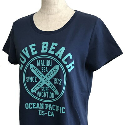 Rakuten - OCEAN PACIFIC（オーシャンパシフィック）_レディース_半袖Tシャツ【ネイビー(NVY)】_526550-D