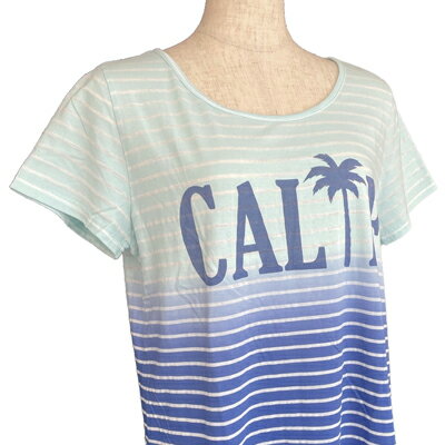 OCEAN PACIFIC（オーシャンパシフィック）_レディース_半袖Tシャツ【ブルー(BLU)】_529516