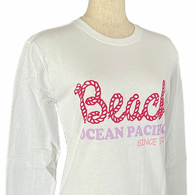 樂天商城 - OCEAN PACIFIC（オーシャンパシフィック）_レディース_長袖Tシャツ【ホワイト(WT)】_551850