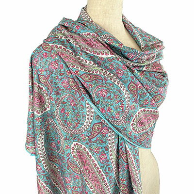 OCEAN PACIFIC（オーシャンパシフィック）_ストール大判【ターコイズ(TQ)】_522973