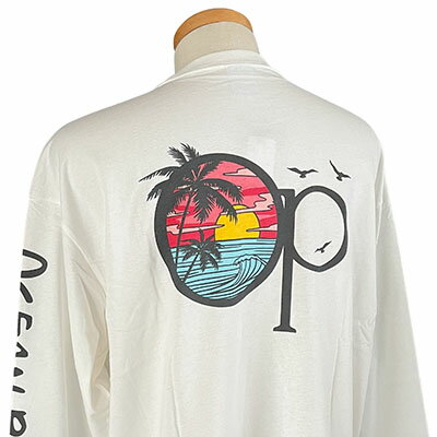 樂天商城 - OCEAN PACIFIC（オーシャンパシフィック）_メンズ_長袖Tシャツ【ホワイト(WHT)】_532079