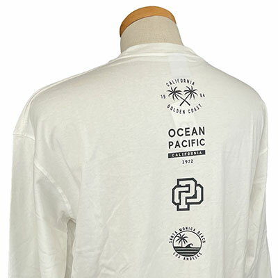 樂天商城 - OCEAN PACIFIC（オーシャンパシフィック）_メンズ_長袖Tシャツ【アイボリー(IVO)】_533081