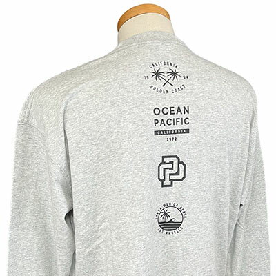 Rakuten - OCEAN PACIFIC（オーシャンパシフィック）_メンズ_長袖Tシャツ【グレー(GRH)】_533081