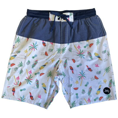 OCEAN PACIFIC(オーシャンパシフィック)_メンズ_トランクス_サーフパンツ_水着_ボードショーツ(インナー付)【ホワイト(WHT)】_518432 OCEAN PACIFIC(オーシャンパシフィック)_メンズ_トランクス_サーフパンツ_水着_ボードショーツ(インナー付)【ホワイト(WHT)】_518432