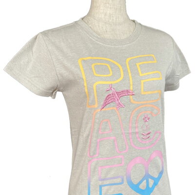 樂天商城 - OCEAN PACIFIC（オーシャンパシフィック）_レディース_UVカット半袖Tシャツ（刺繍入）【オートミール(OML)】_522521