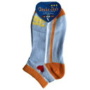 Denim Style Socks_女児_デニム_スタイル_ソックス_36【オレンジ】(Size_16-22cm)