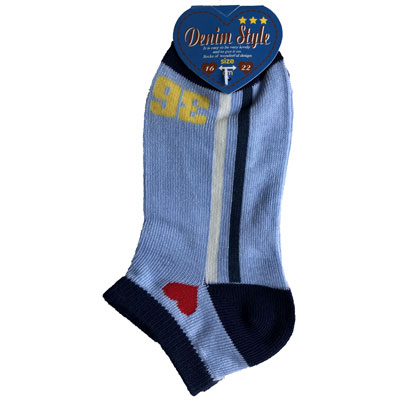 Denim Style Socks_女児_デニム_スタイル_