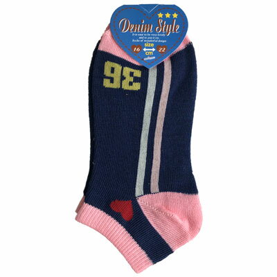 Denim Style Socks__ǥ˥__å_36ڥԥ󥯡(Size_16-22cm)