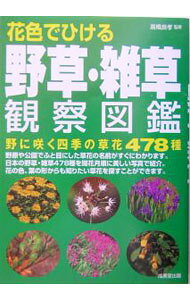 【中古】花色でひける野草・雑草観察図鑑 / 高橋良孝