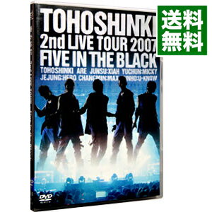 【中古】2nd　LIVE　TOUR−Five　in　the　Black−　初回限定生産 / 東方神起【出演】