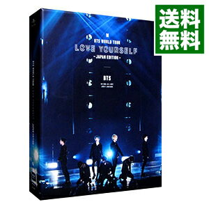 &nbsp;&nbsp;&nbsp; 【Blu−ray】BTS　WORLD　TOUR‘LOVE　YOURSELF’−JAPAN　EDITION−　初回限定版　ブックレット（24P）・フォトカード7枚・BOX付 の詳細 発売元: ユニバーサル　ミュージック カナ: ビーティーエスワールドツアーラヴユアセルフジャパンエディションショカイゲンテイバンブルーレイディスク BTS WORLD TOUR'LOVE YOURSELF'-JAPAN EDITION- / ビーティーエス ディスク枚数: 3枚 品番: UIXV90022 リージョンコード: 発売日: 2019/10/09 映像特典: ［3］BEHIND　THE　SCENES（TOKYO，OSAKA，NAGOYA，FUKUOKA） 内容Disc-1IDOLSave　MEI’m　FineMagic　ShopTrivia　起：Just　DanceEuphoriaI　NEED　URUNSerendipityTrivia　承：LoveDNATitle　Medley：DOPE〜Go　Go〜血，汗，涙〜BOY　IN　LUV〜FIREAirplane　pt．2SingularityFAKE　LOVETrivia　轉：SeesawEpiphanyThe　Truth　UntoldTearMIC　DropSo　WhatAnpanmanAnswer：Love　MyselfDisc-2IDOLSave　MEI’m　FineMagic　ShopTrivia　起：Just　DanceEuphoriaI　NEED　URUNSerendipityTrivia　承：LoveDNATitle　Medley：フンタン少年団〜進撃の防弾〜FIRE〜ペップセ〜DOPEAirplane　pt．2SingularityFAKE　LOVETrivia　轉：SeesawEpiphanyThe　Truth　UntoldTearMIC　DropSo　WhatAnpanmanAnswer：Love　Myself 関連商品リンク : BTS ユニバーサル　ミュージック