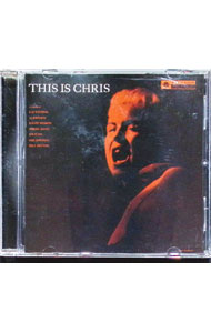 &nbsp;&nbsp;&nbsp; "ジス・イズ・クリス" の詳細 発売元: その他発売会社 アーティスト名: クリス・コナー カナ: ジスイズクリス THIS IS CHRIS / クリスコナー CHRIS CONNOR ディスク枚数:...