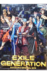 &nbsp;&nbsp;&nbsp; 【三方背ケース付】EXILE　GENERATION　SEASON2　SPECIAL　BOX　 の詳細 発売元: エイベックス・マーケティング カナ: エグザイルジェネレーションシーズン2スペシャルボックス / エグザイル ディスク枚数: 4枚 品番: RZBD46360 リージョンコード: 2 発売日: 2009/12/16 映像特典: 関連商品リンク : EXILE エイベックス・マーケティング