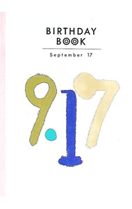 Birthday　book　9月17日 / 同朋舎出版
