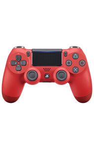 【中古】ワイヤレスコントローラー DUALSHOCK4 マグマ・レッド (CUH-ZCT1J01)